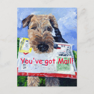 Airedale Terrier Briefkaart! Briefkaart