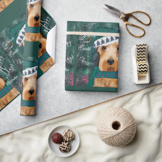 Airedale Terrier Cadeaupapier (Crafts)