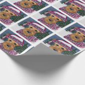 AIREDALE TERRIER CADEAUPAPIER (Hoek)