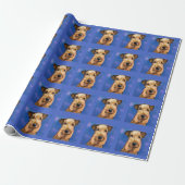 AIREDALE TERRIER CADEAUPAPIER (Uitgerold)