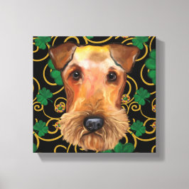 Airedale Terrier Canvas Afdruk