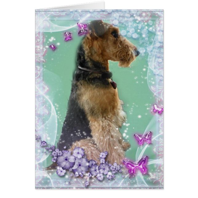 Airedale Terrier Card (Voorkant)