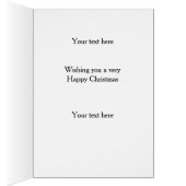 Airedale Terrier 'Cheese Tax' Christmas card (Intérieur (Droit))