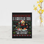 Airedale Terrier Christmas Tree Decorations Dog Lo Kaart (Gele Bloem)