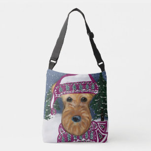 AIREDALE TERRIER CROSSBODY TAS