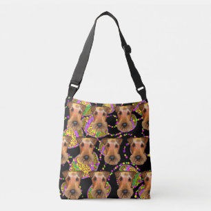 AIREDALE TERRIER CROSSBODY TAS