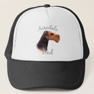 Airedale Terrier Dad 2 Trucker Pet