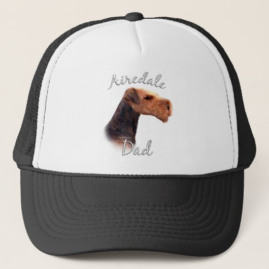 Airedale Terrier Dad 2 Trucker Pet (Voorkant)