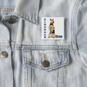 Airedale Terrier Dad 4 - Button (In situ)