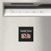 Airedale Terrier Dad Magnet Magneet (Insitu (Vaatwasser))