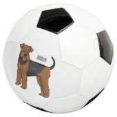 Airedale terrier dog cartoon (3/4)