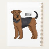 Airedale terrier dog cartoon (Dos)