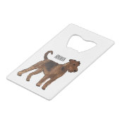 Airedale terrier dog cartoon (Dos Angle)