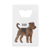 Airedale terrier dog cartoon (Dos)