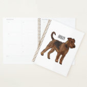 Airedale terrier dog cartoon (Devant avec enveloppe)