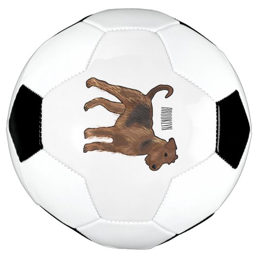 Airedale terrier dog cartoon (Tourné)