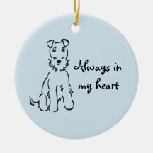 Airedale Terrier  Dog Memory Keepslag