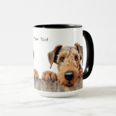 Airedale Terrier Dog Mok (Voorkant rechts)