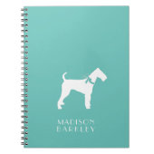 Airedale Terrier Dog Puppy Notitieboek (Voorkant)