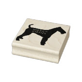 Airedale Terrier Dog Puppy Rubberstempel (Stempel)