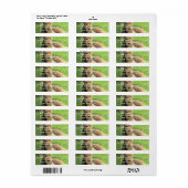 Airedale Terrier Dog Return Label (Full Sheet)