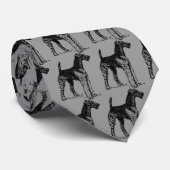 Airedale Terrier Dog Stropdas (Opgerold)