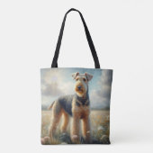 Airedale Terrier Draagtas (Achterkant)