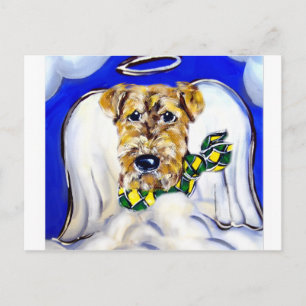 Airedale Terrier Engel Briefkaart