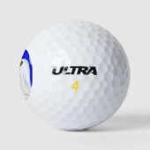 Airedale Terrier Engel Golfballen (Logo)