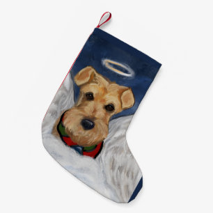 Airedale Terrier Engel Kleine Kerstsok