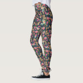 Airedale Terrier Floral Dog leggings (Links)