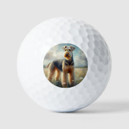 Airedale Terrier Golfballen