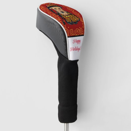 AIREDALE TERRIER GOLFHEADCOVER (Schuin)