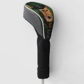 AIREDALE TERRIËR GOLFHEADCOVER (Schuin)