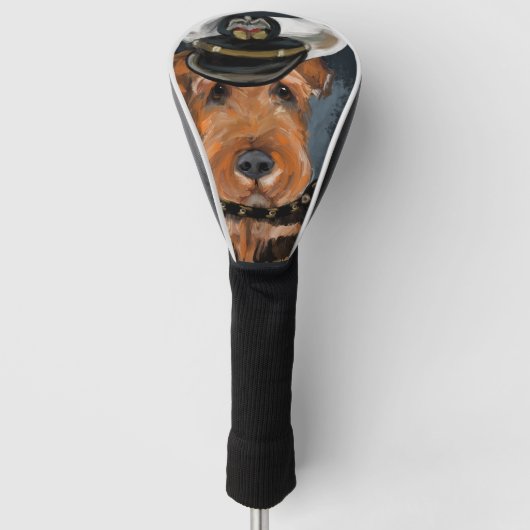 AIREDALE TERRIER GOLFHEADCOVER (Voorkant)