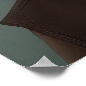 Airedale Terrier Hipster Dog Poster (Hoek)