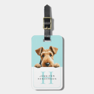 Airedale Terrier Honden Bagage Labels