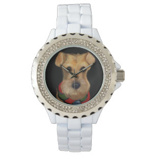 Airedale Terrier Horloge