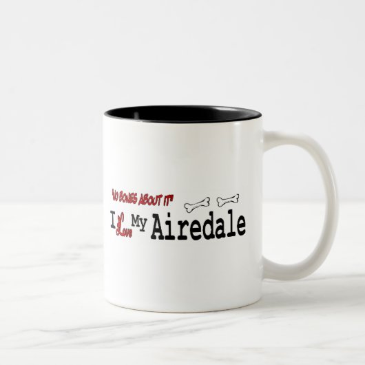 Airedale Terrier (I Love) Mug (Droit)