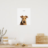 Airedale Terrier Impression personnalisée (Cuisine)
