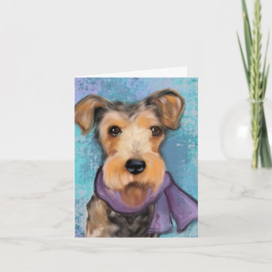 Airedale Terrier Kaart (Voorkant)