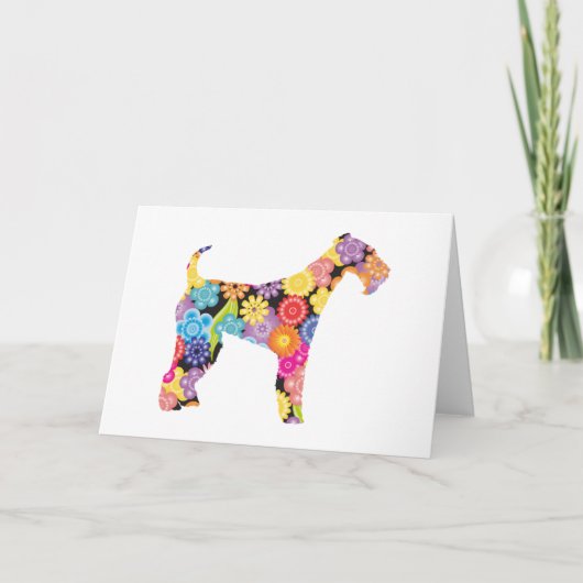 Airedale Terrier Kaart (Voorkant)