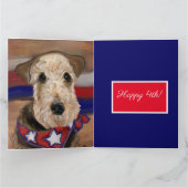 AIREDALE TERRIER KAART (Binnen)