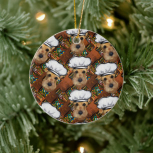 Airedale Terrier Keramisch Ornament