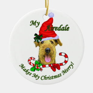 Airedale Terrier Kerstcadeaus Ornament