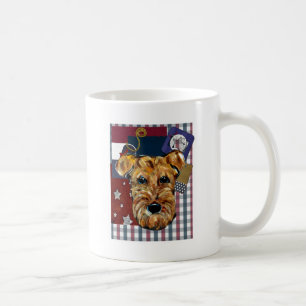 AIREDALE TERRIËR KOFFIEMOK