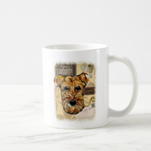 AIREDALE TERRIËR KOFFIEMOK