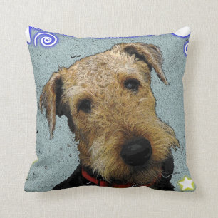 Airedale Terrier Kussen