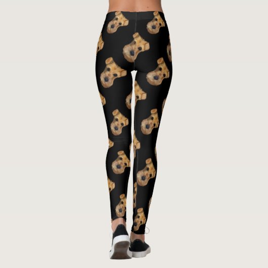 Airedale Terrier Leggings (Achterkant)