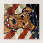 AIREDALE TERRIËR LEGPUZZEL (Horizontaal)